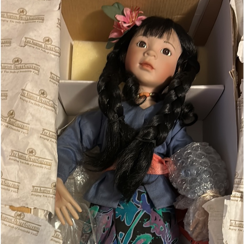 Ashton Drake Doll- Kali never taken out of box.